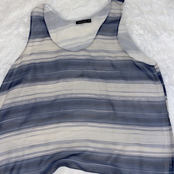 Calvin Klein Layered Silky Top Sz Xl - Picture 6 of 7